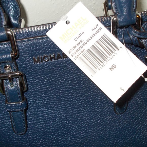 Michael Kors Ciara Blue New Shoulder Handbag - Picture 5 of 15